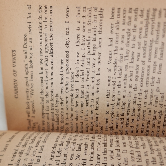 Edgar Rice Burroughs: Carson Of Venus, 1960s Ace Science Fiction Collection Pb - Picture 14 of 17